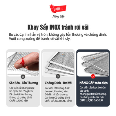 Máy sấy thực phẩm 16 khay inox 100 Lít Thương hiệu Mỹ Septree ST-02, Công suất 1500W - Hàng nhập khẩu (Bảo hành 12 Tháng)