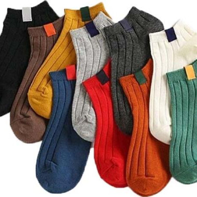 Combo 5 đôi tất gân nữ nhiều màu thời trang, năng động (giao màu ngẫu nhiên)