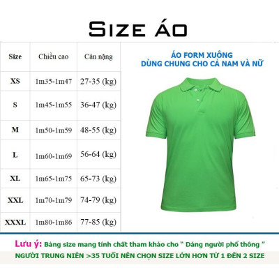 Áo Thun Có Cổ Cá Sấu 4 Chiều Xanh Ngọc - Xanh Thiên Thanh