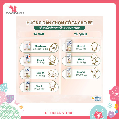 Bỉm dán cao cấp Moony Natural Organic size M46 -1905