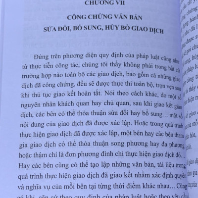 Sổ tay công chứng viên (quyển thứ 6, tập 2) những vấn đề cần lưu ý khi công chứng một số loại giao dịch khác