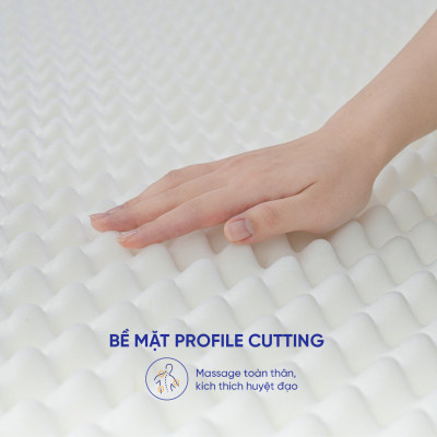 Nệm foam Goodnight Hachi ép cuộn, thoáng khí, nâng đỡ cơ thể, giữ cột sống ổn định