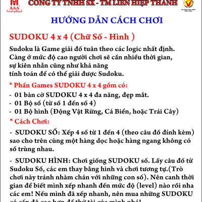 SUDOKU ĐỘNG VẬT