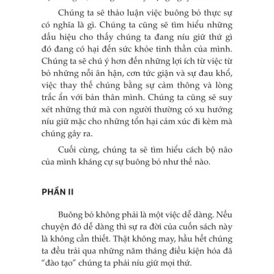 Nghệ Thuật Buông Bỏ - Vượt Qua Tổn Thương Để Đi Đến Bến Bờ Hạnh Phúc