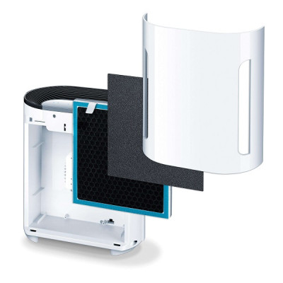 Máy lọc không khí có chế độ ban đêm với hệ thống lọc 3 lớp hiện đại Beurer LR200 - Hàng Nhập Khẩu