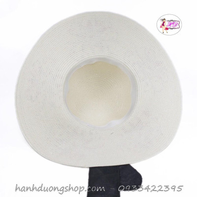 Nón tai bèo mũ tai bèo màu vàng mũ tai bèo nữ vành rộng có nơ với chất liệu cói cao cấp giúp che