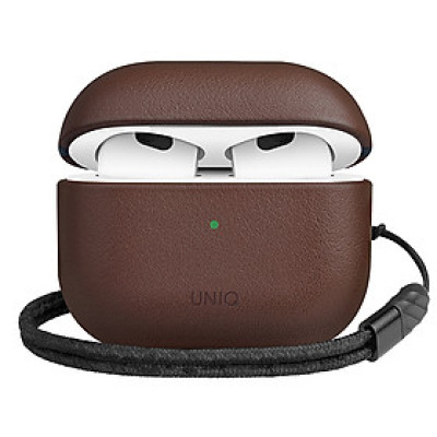 Ốp Case UNIQ Terra Geniune Leather Dành Cho Airpods 3_ Hàng Chính Hãng