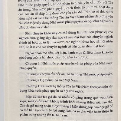 Sách - Hệ Thống Tòa Án Trong Nhà Nước Pháp Quyền