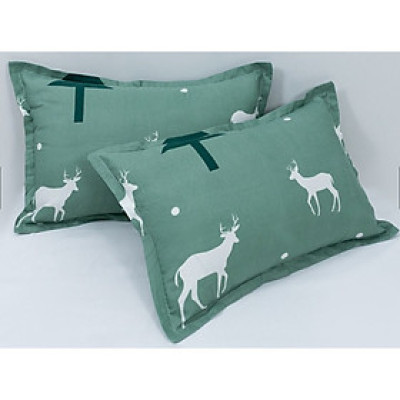 Vỏ Gối Nằm Cotton Poly kích thước 45x65cm, k xù lông k phai màu, màu sắc nét nhiều mẫu cực đẹp. 1 ĐÔI