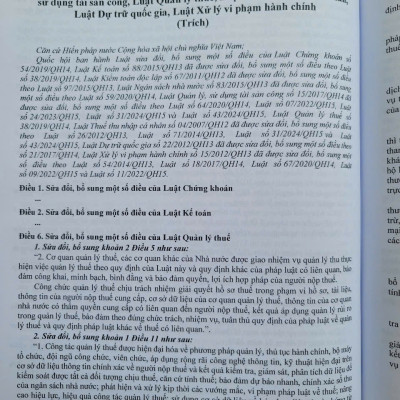 Sách Hệ Thống Toàn Văn Các Luật Thuế – Công Tác Thanh Tra, Xử Phạt Vi Phạm Hành Chính Về Thuế, Hóa Đơn Đối Với Doanh Nghiệp, Hộ Kinh Doanh, Cá Nhân (V2537D)