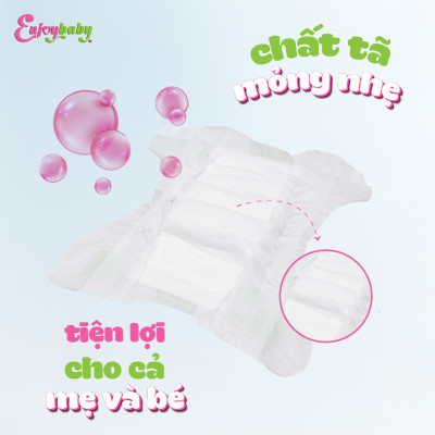 Tã quần trẻ em Enjoy New mềm mại thấm hút tốt Gói nhỏ S/M/L/XL 8-12 miếng