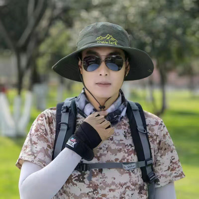 Mũ Nón Vành Che Nắng Chống Tia UV Travellers Có Dây Đeo Tiện Dụng Khi Đi Câu Cá Leo Núi