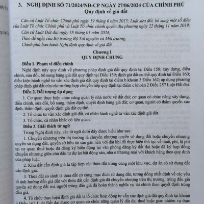 Sách Luật Đất Đai sửa đổi, bổ sung và Các Văn Bản Hướng Dẫn Thi Hành – Chính Sách Mới Về Giảm Tiền Thuê Đất - V2543D
