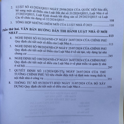 Luật Nhà Ở Và Văn Bản Hướng Dẫn Thi Hành