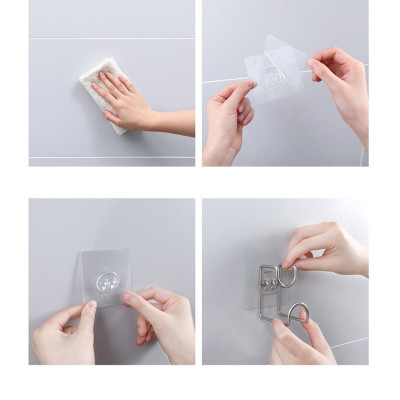 Combo 2 móc dính tường treo chậu nhà tắm, móc inox treo đồ gia đình tiện tiện ích