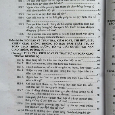 Sách Xử Phạt Vi Phạm Hành Chính Về Trật Tự, An Toàn Giao Thông Trong Lĩnh Vực Giao Thông Đường Bộ theo Nghị định 168/2024/NĐ-CP (V2559T)