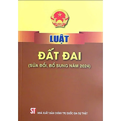 Sách Luật Đất Đai (năm 2024)