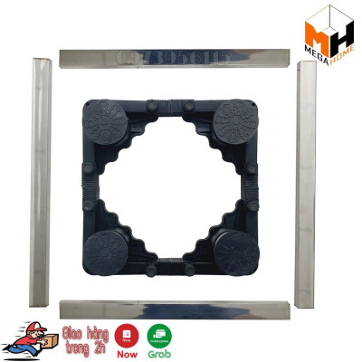 Kệ máy giặt, chân máy giặt, chân đế máy giặt, tủ lạnh bọc inox điều chỉnh kích thước bảo hành 12 tháng