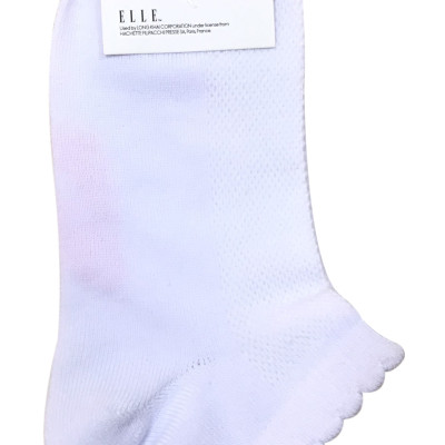 Set 3 đôi tất học sinh 4-7 tuổi thương hiệu ELLE EK74B LOC3 Mau Trắng