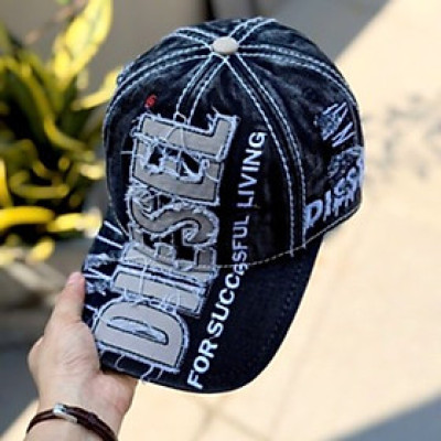 Nón kết, mũ lưỡi trai Diesel vải jeans form chuẩn siêu đẹp (Ảnh thật)