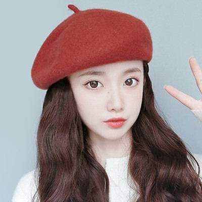 Mũ bere nón beret nữ len thời trang Hàn Quốc dona21120702