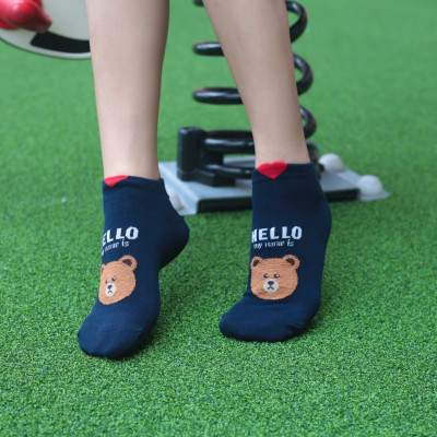 Tất vớ nữ cổ ngắn hình thú Kikiya cao cấp Hàn Quốc W-A-007