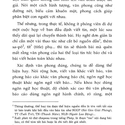 Viết Báo & Theo Đuổi Sự Kiện