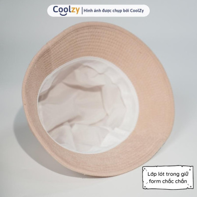 Mũ bucket trơn ️ Nón tai bèo vành tròn trơn chất nhung tăm cao cấp form unisex nam nữ N14