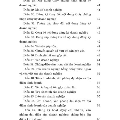 Luật doanh nghiệp năm 2020 (Sửa đổi, bổ sung năm 2022, 2024) bản in 2025