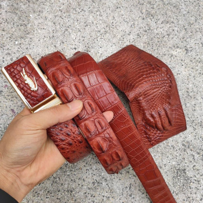 BIG SALE..! Set Cá Sấu Nam Rất Đẹp [VÍ BÀN TAY + NỊT GAI LƯNG] SET2