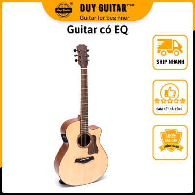 Đàn guitar acoustic DT350X EQ MET B12 đàn đẹp âm thanh tốt sử dụng lâu dài Duy Guitar Store