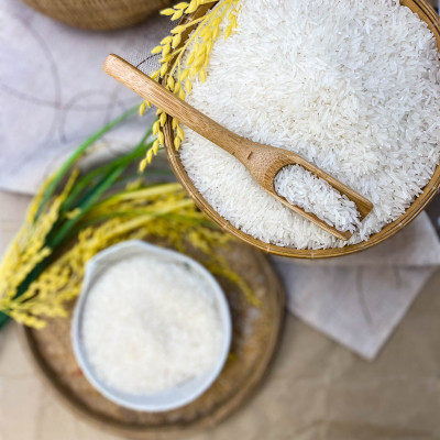 Gạo ST25 Hoa Lúa túi 5kg - Dẻo nhiều, mềm cơm, hương thơm đặc trưng