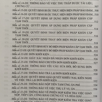Hệ thống các nghị quyết của Hội đồng Thẩm phán Tòa án nhân dân tối cao về dân sự và tố tụng dân sự từ 1990-2023