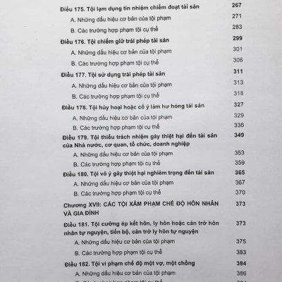 Bình luận Bộ luật Hình sự năm 2015 (Phần thứ hai - Các tội phạm), Chương XVI: Các tội xâm phạm sở hữu; Chương XVII: Các tội xâm phạm chế độ hôn nhân và gia đình