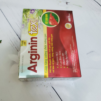 Viên uống Arginin Tex hỗ trợ thanh nhiệt, mát gan, giải độc bảo vệ gan tăng cường chức năng gan