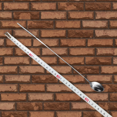 Thìa khuấy quầy pha chế cán hình trụ dài 32cm inox 304