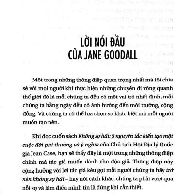 Không Sợ Hãi - Năm Nguyên Tắc Kiến Tạo Một Cuộc Đời Phi Thường Và Ý Nghĩa
