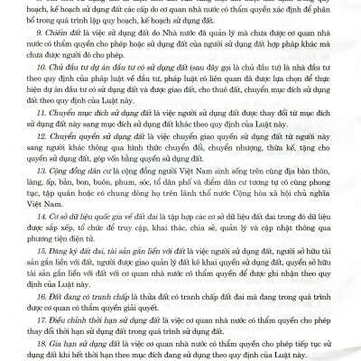 Luật Đất Đai Năm 2024 Và Các Văn Bản Hướng Dẫn Thi Hành 