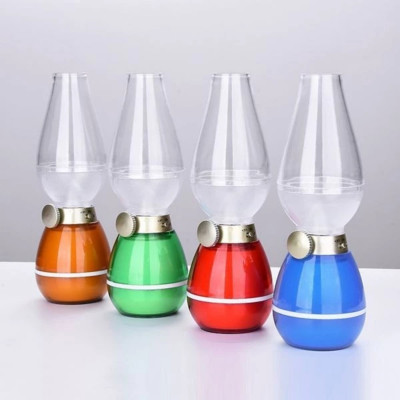 Đèn Dầu Cảm Ứng Điện Tử LED Thông Minh - Thổi Bật Tắt, Tiết Kiệm Điện