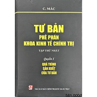 Sách - Tư Bản Phê Phán Khoa Kinh Tế Chính Trị - Combo 4 Cuốn - NXB Chính Trị Quốc Gia