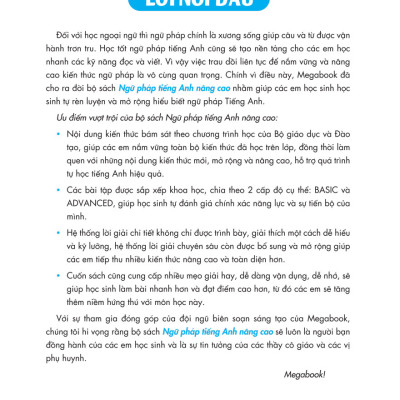 Ngữ Pháp Tiếng Anh Nâng Cao Lớp 6 - Tập 2 (Biên Soạn Theo Chương Trình GDPT Mới) (MEGA)