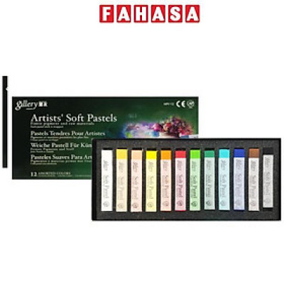 Hộp 12 Màu Vẽ Phấn Tiên Gallery Artists