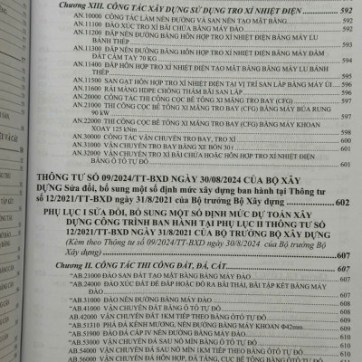 Bộ 3 cuốn sách Định Mức Dự Toán Xây Dựng Công Trình sđ, bs năm 2025 theo Thông Tư số 08/2025/TT-BXD (V2580D)