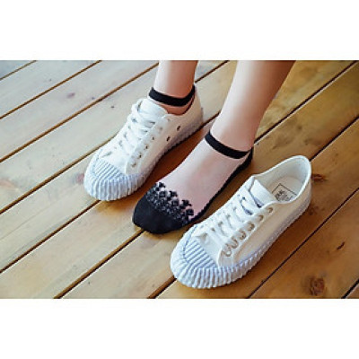 Sét 5 Đôi tất -Vớ Lụa Thủy Tinh Trong Suốt Trống Trượt - Kiểu Dáng Hót Trend Hàn Quốc hè 2020 ( Mã T02)