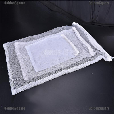 Túi Lưới Lọc đựng vật liệu lọc đá sỏi than san hô Cho Bể Cá hồ kính size lớn nhỏ trung bình S M L có khóa kéo - miếng lót chuột