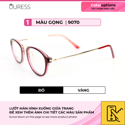 GỌNG KÍNH TR90 PHỐI CÀNG HỢP KIM CAO CẤP BỀN ĐẸP THỜI TRANG – HÀNG CHÍNH HÃNG TRHK 9070