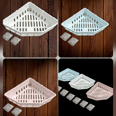 ( HÀNG CAO CẤP ) KỆ GÓC PHÒNG TẮM KỆ GÓC NHÀ BẾP DÁN TƯỜNG KHÔNG CẦN KHOAN VÍT TIỆN LỢI