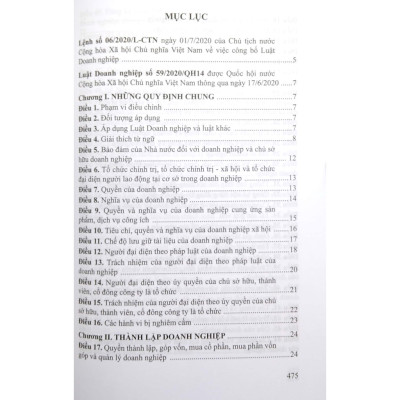 Luật Doanh Nghiệp Song Ngữ Việt-Anh