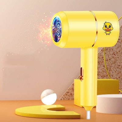 Sấy tóc mini hình  con vịt vàng , phụ kiện tóc làm đẹp không thể thiếu của chị e phụ nữ 