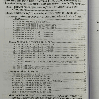 Sách Định Mức Dự Toán Xây Dựng Công Trình sđ, bs năm 2025 theo Thông Tư 08/2025/TT-BXD - Tập 1: Phần Xây Dựng và Khảo Sát (V2581D)